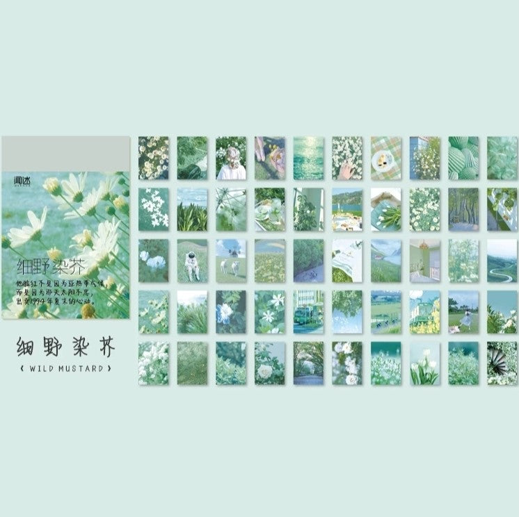 Silver Daisies - Aesthetic dreamy pastel stickers