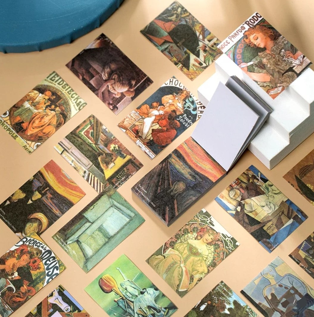 Modern Art - Retro Art style inspired stickers