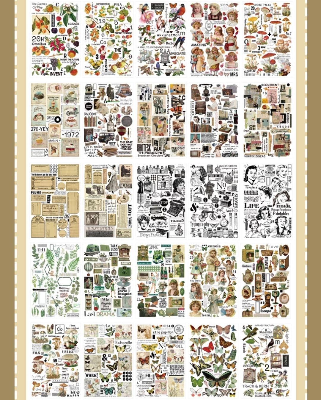 Shubert - Aesthetic sticker books